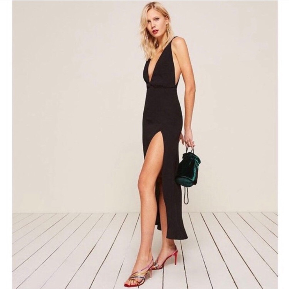 Long black dress